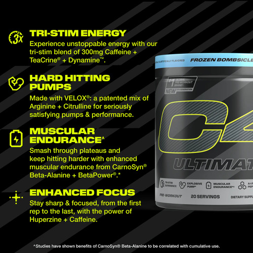 Cellucor Предтреник, C4 ULTIMATE, 328 gr.