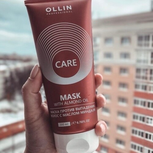 OLLIN Professional Care Маска против выпадения с маслом миндаля Almond Oil Mask, 200 мл