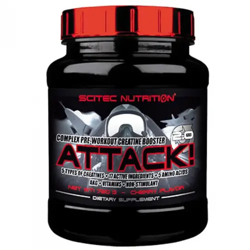 Scitec Nutrition Pre-Workout Attack 2.0, 320 гр