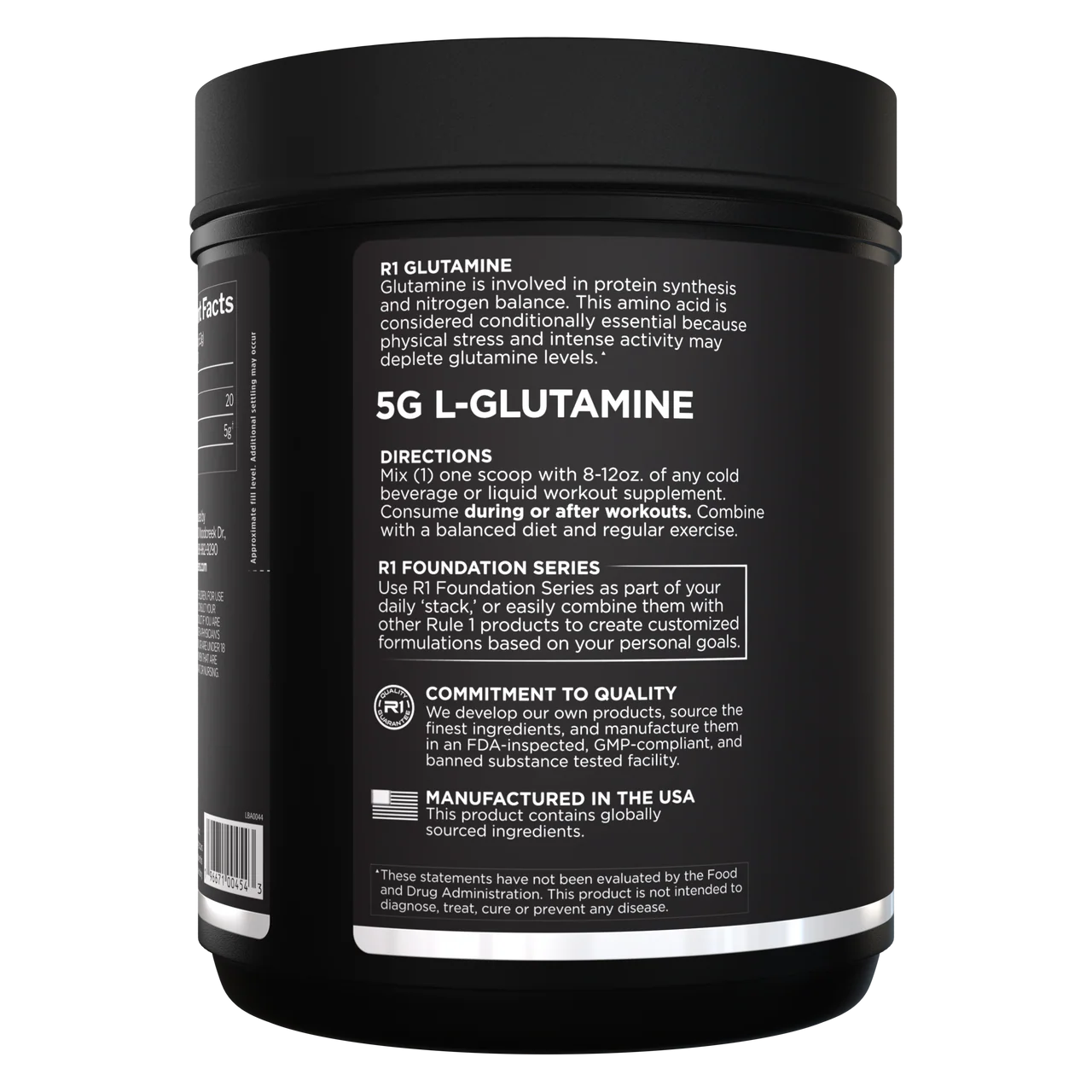 RULE1, Л- Глютамин, L-Glutamine 689 гр