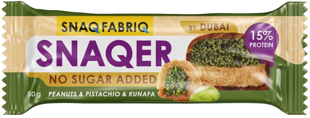 SNAQ FABRIQ Батончик глазированный, Dubai trend 50 гр 