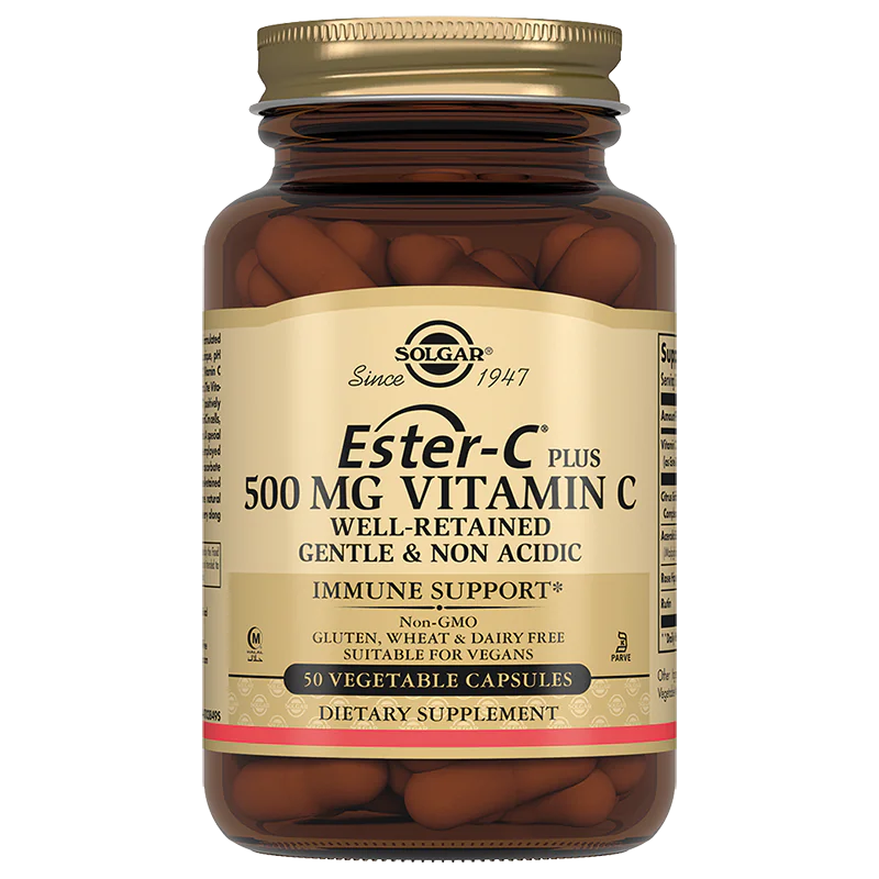 Solgar Витамин C, Ester-C 500 мг, 50 капсул 