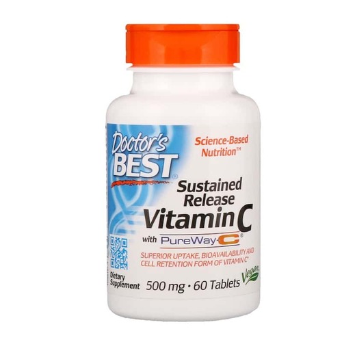 Doctors Best Витамин С, PureWay 500 мг, 60 таблеток