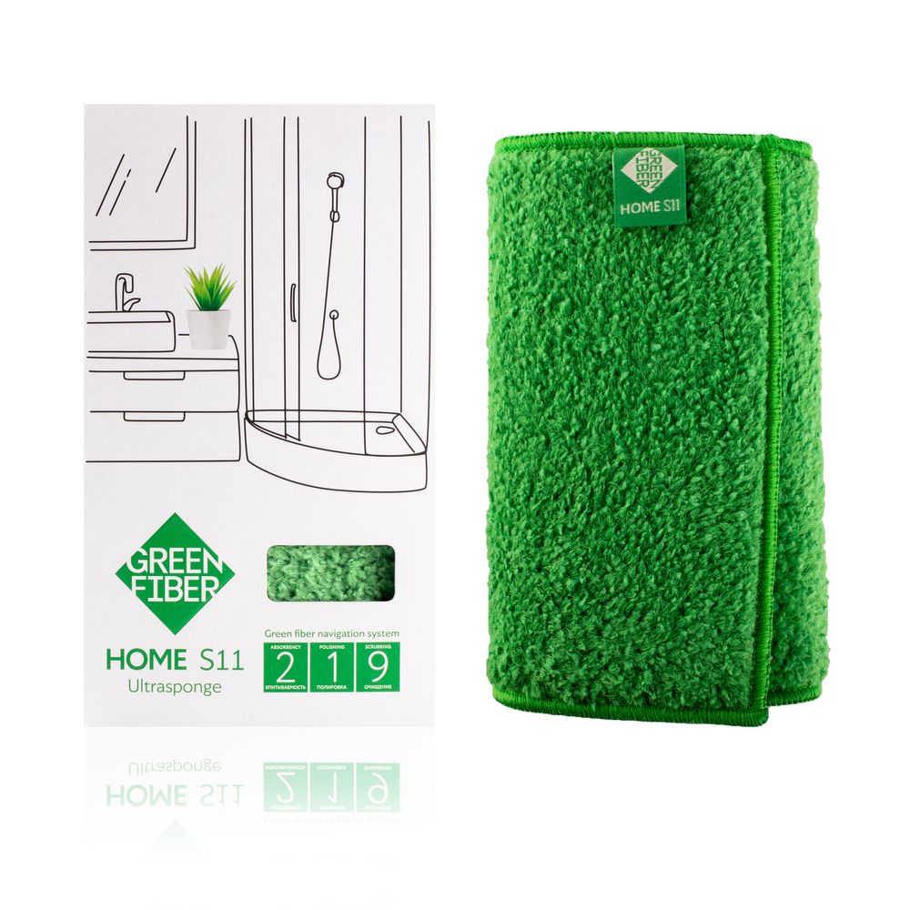 Greenway, Спонж инволвер GREEN FIBER HOME S11, 26,5 × 15,5 см 