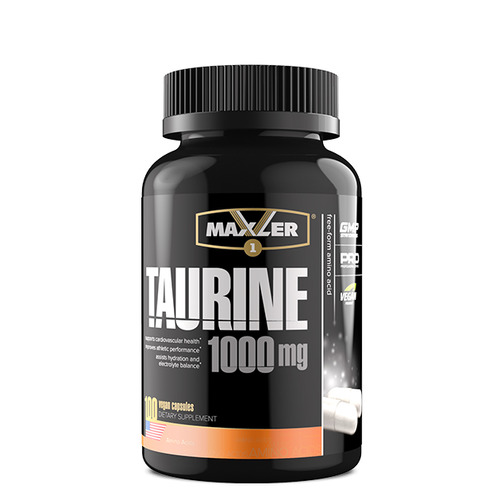 Maxler Taurine, Таурин 1000 mg 100 vegan caps