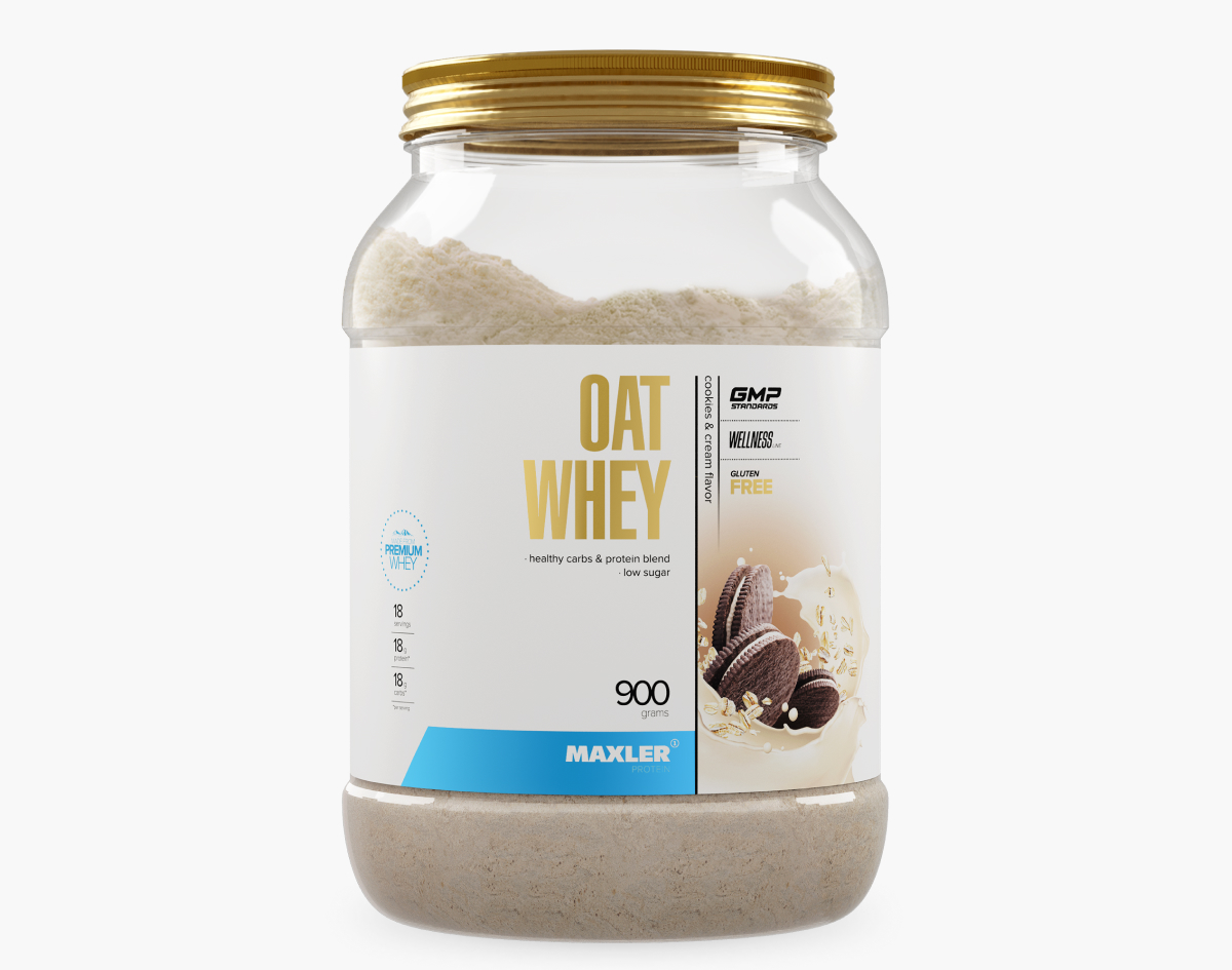 Maxler Oat Whey, Сывороточный протеин и овсянка, 900 гр