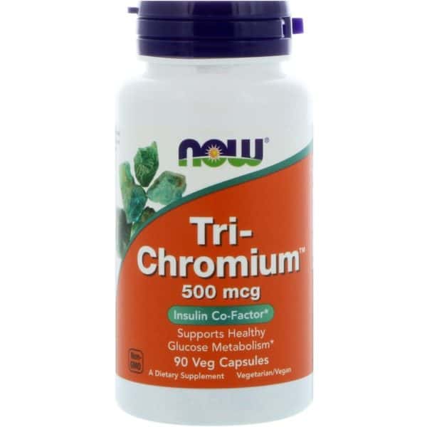 Now Foods Хром, Tri-Chromium 90 капсул