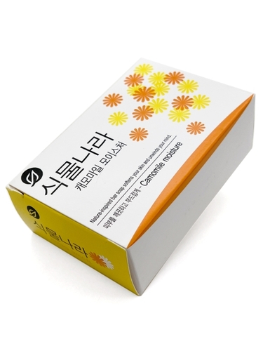 CJ LION, Мыло УВЛАЖНЯЮЩЕЕ с экстрактом Ромашки, Shingmulnara Botanic Nation Camomile Moisture 100 гр