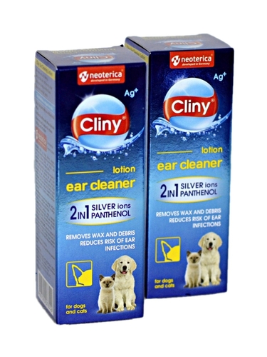 Cliny, Лосьон очиющий для ушей для кошек и собак, 50 мл