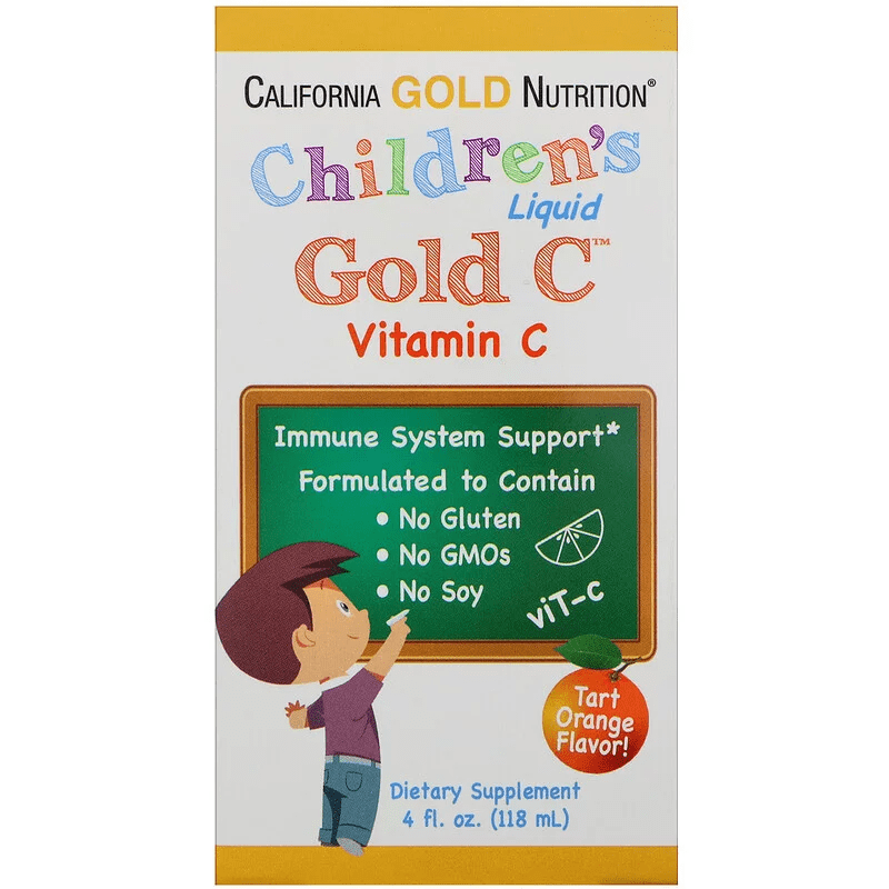 California Gold Nutrition Витамин С для детей (118 мл)