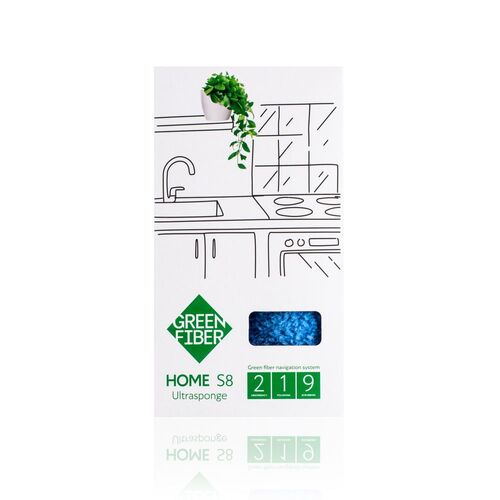 Greenway, Губка инволвер GREEN FIBER HOME S8, 14,5 × 7 см