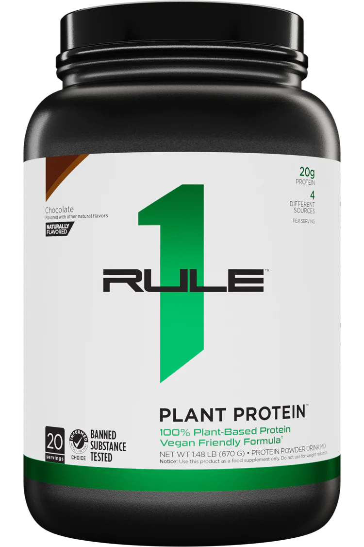 RULE1, Растительный Протеин, Plant Protein 589 гр (1,3 lbs.)
