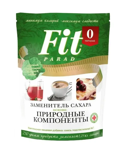 Fit Parad Заменитель сахара на основе эритрита №7 250 гр 