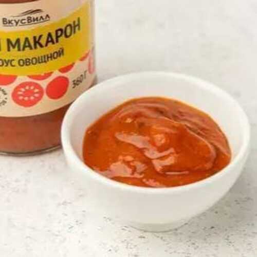 ВкусВилл Соус для макарон овощной с кусочками томатов, 360 гр