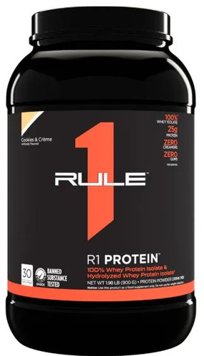 RULE1, Протеин, Protein 900 гр,  (2 lbs.)	 