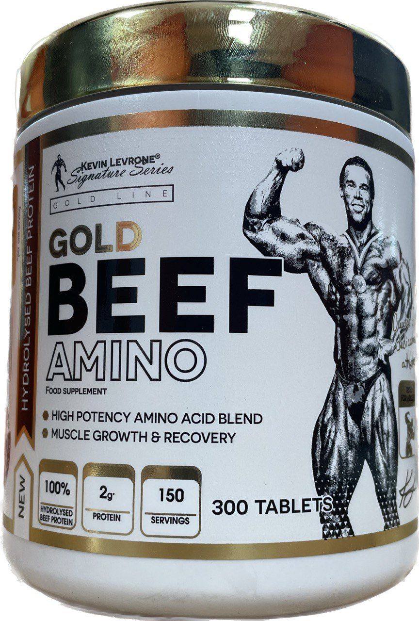 Kevin Levrone Аминокислоты Говяжие, Gold Beef Amino 300 таблеток