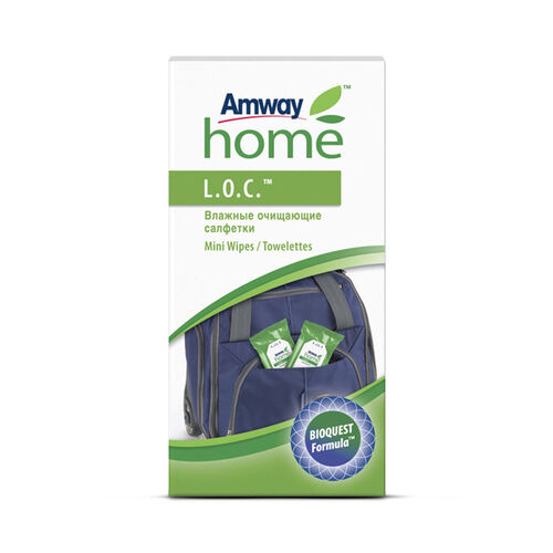 Amway, L.O.C. Влажные очищающие салфетки 4 упаковки по 24 шт
