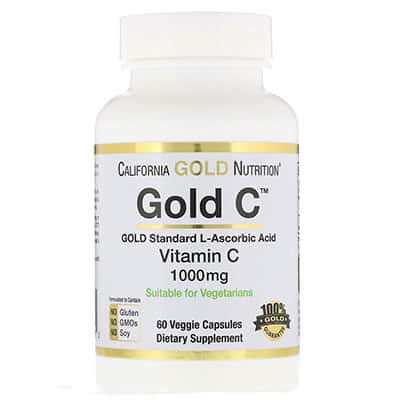 California Gold Nutrition Витамин C 1000 мг, 60 капсул