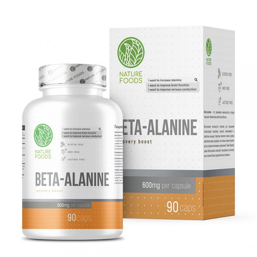 Nature Foods Beta Alanine, Бета Аланин, 90 капсул