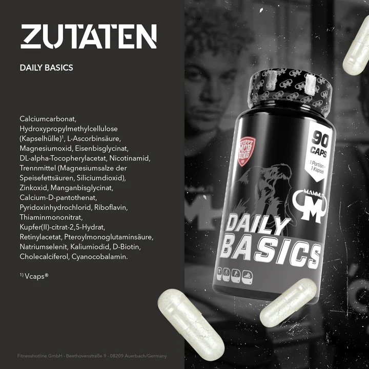 Mammut Nutrition, Комплекс Витаминов и Минералов, Daily Basics 90 капсул