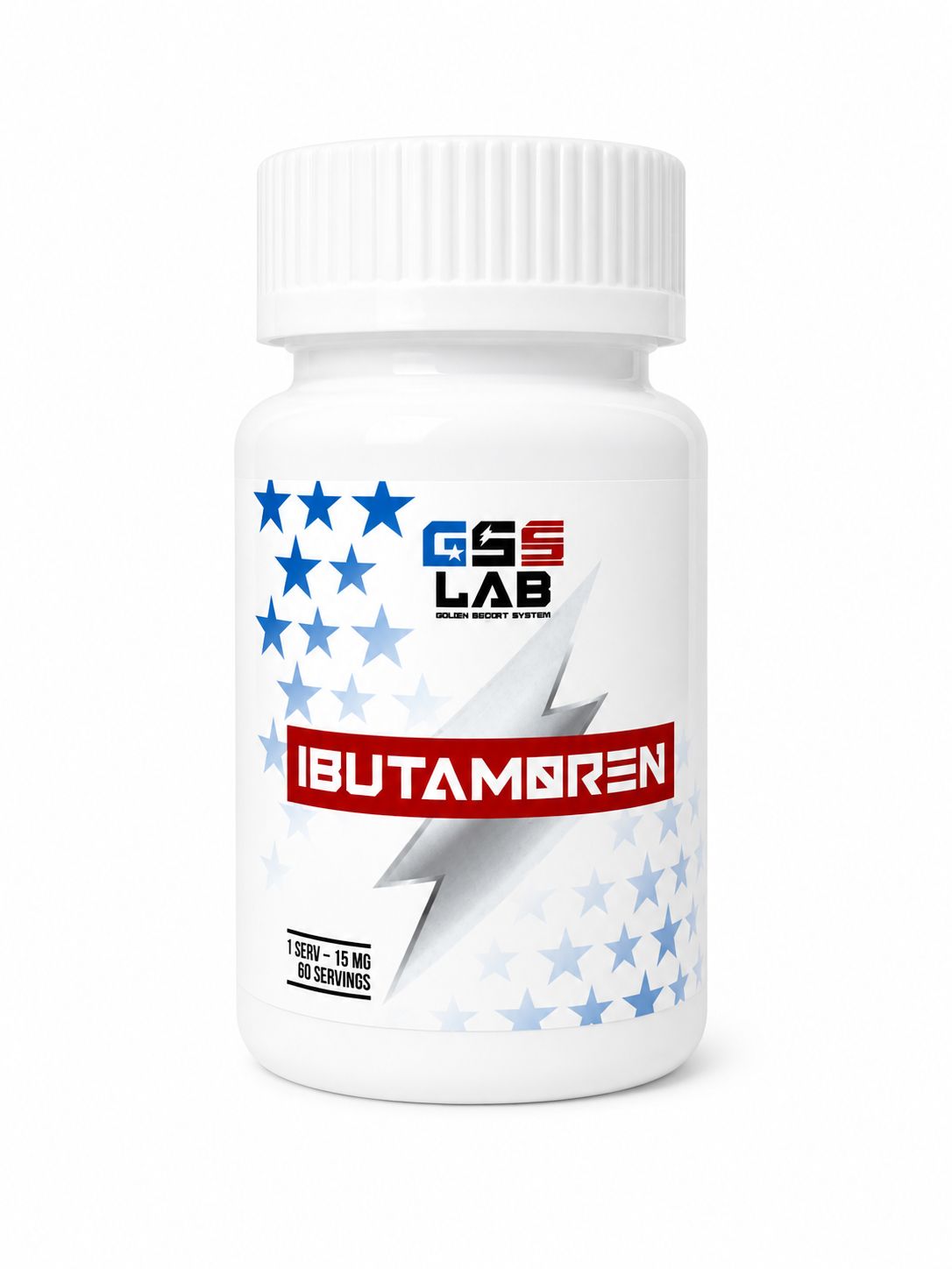 GSS LAB Ибутаморен MK-677, Ibutamoren 15 мг, 60 капсул 