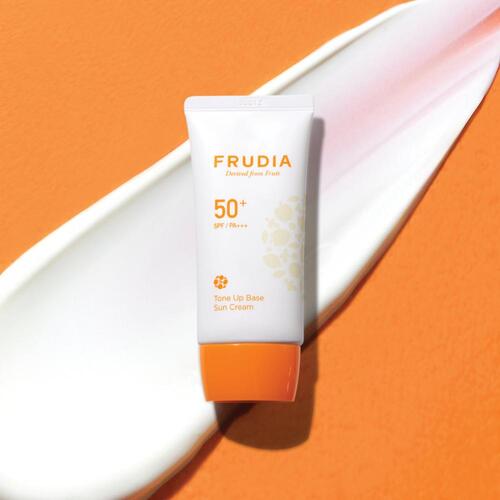 FRUDIA Солнцезащитная крем-основа Идеальный тон SPF50+/PA+++ Tone Up Base Sun Cream 50 гр