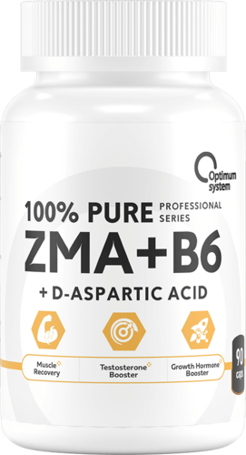 Optimum System ZMA + B6, 90 капсул