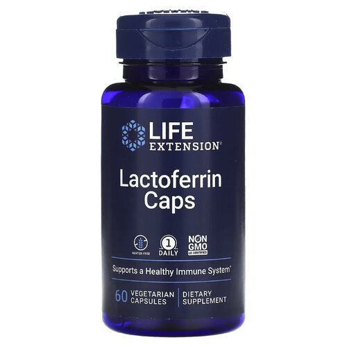 Life Extension Лактоферрин 300 мг, 60 капсул