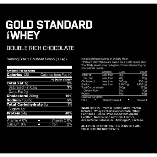 Optimum Nutrition Протеин, 100% Whey Gold Standard 908 гр