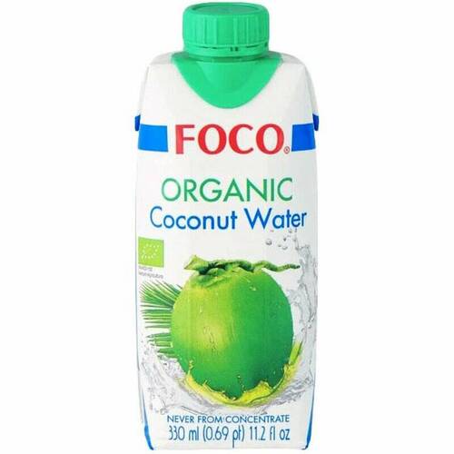 FOCO Кокосовая вода органик, 330 мл