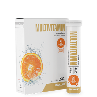 Maxler Мультивитамины Шипучие таблетки,20 шт