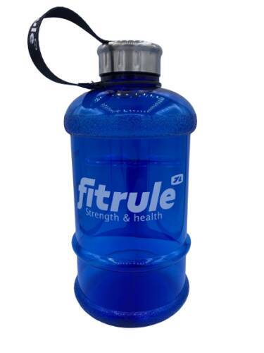 Бутыль FitRule прорезиненный металлическая крышка 1,3L
