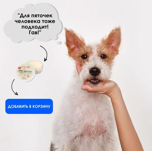 Muzzle Защитный воск для лап собак и кошек, 100 мл