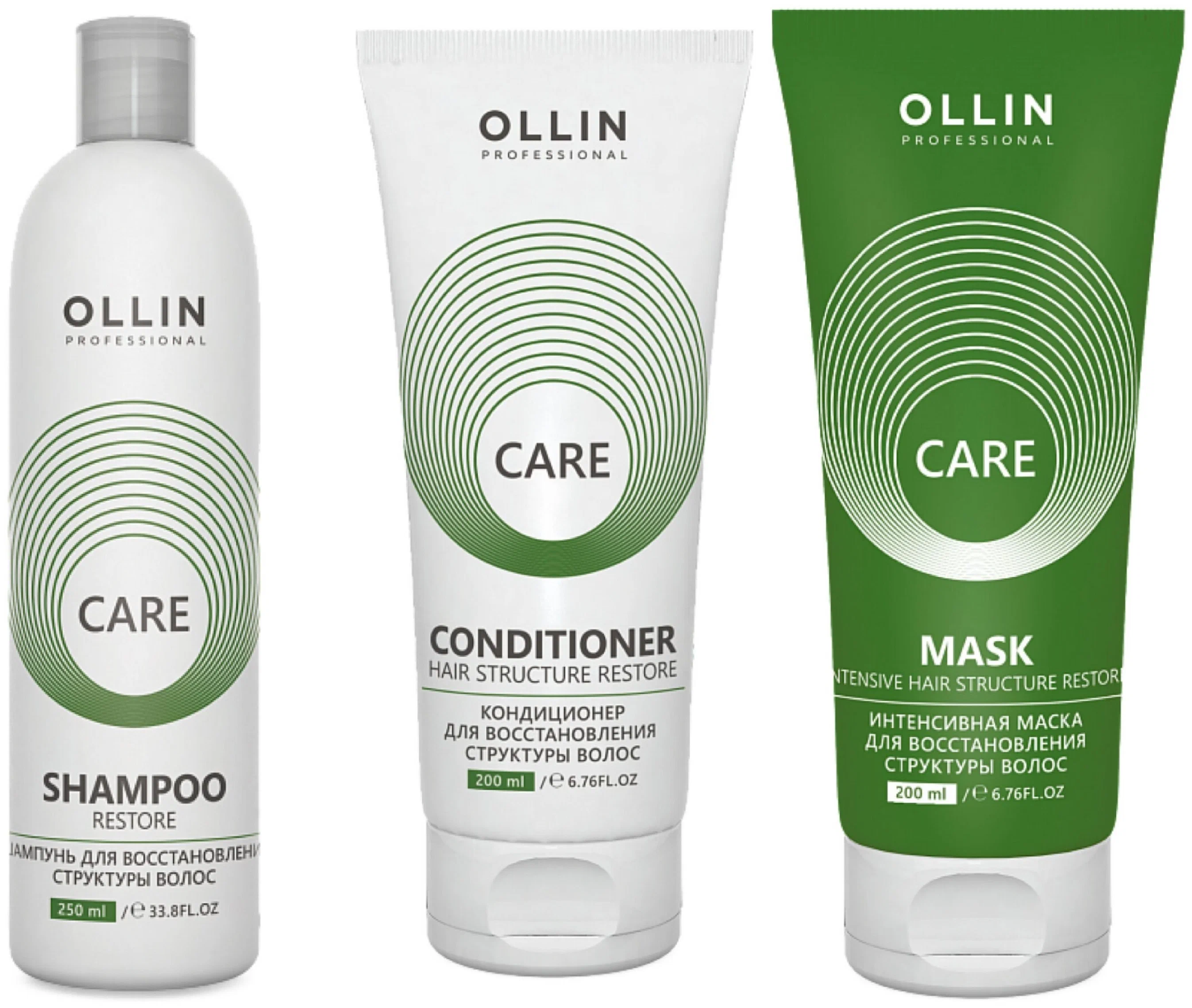 OLLIN Professional Care Кондиционер для восстановления структуры волос, 200 мл