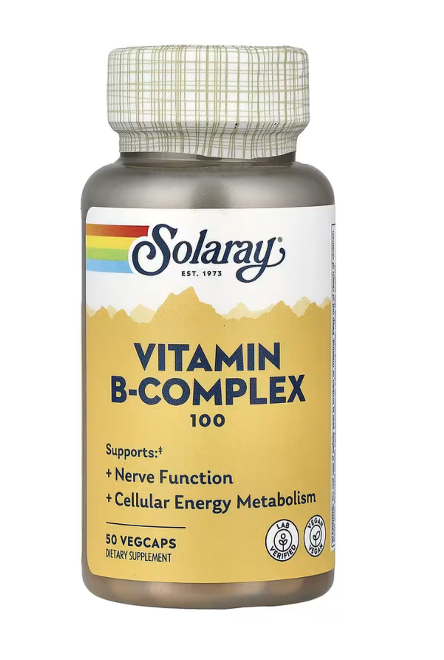 Solaray B-комплекс 100, 50 вег. капсул в Казахстане