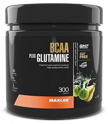 Maxler BCAA + L-Глютамин, 300 гр