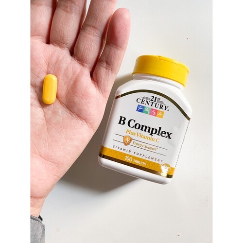 21st Century Комплекс витаминов группы В с витамином С, 100 таблеток