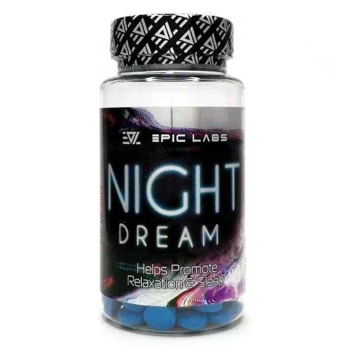 Epic Labs Добавка для сна, Night Dream, 60 таблеток