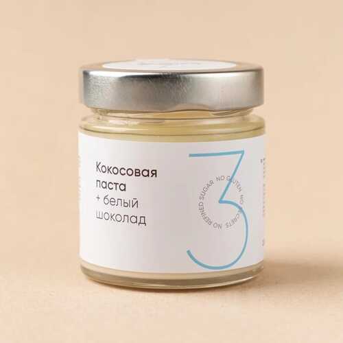 Desertik, Кокосовая паста с белым шоколадом, 200 гр