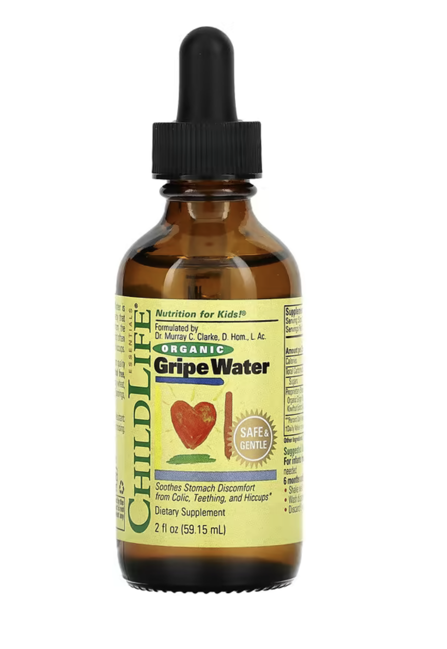 ChildLife Essentials Органическая Вода Против Коликов, Organic Gripe Water, 59,15 мл
