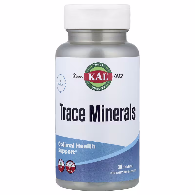 KAL, Micronutrients, Комплекс Микроэлементов, 30 таблеток 