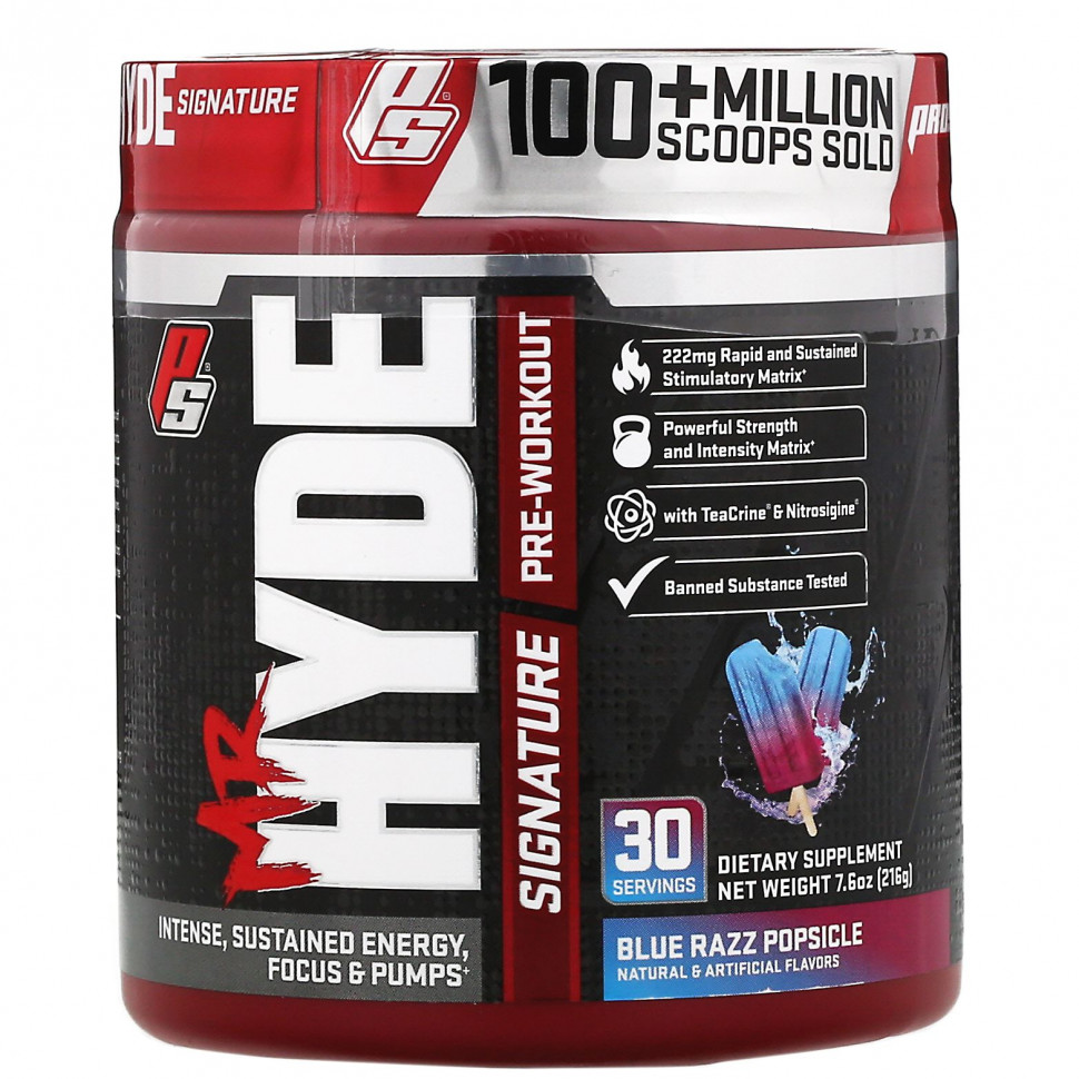 ProSupps Предтренник, Hyde Signature 216 гр 
