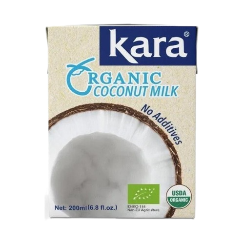 KARA, Organic, Кокосовое молоко 17%, 200 мл