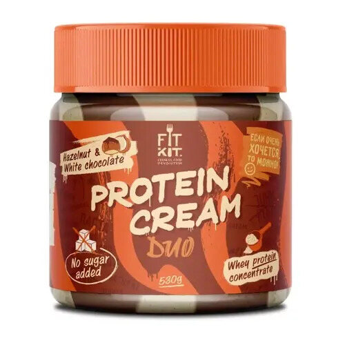 Fit Kit Protein cream DUO ореховая паста из фундука 180 гр