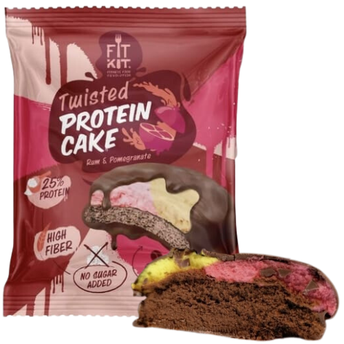 Fit Kit Протеиновое печенье, TWISTED CAKE 70 гр