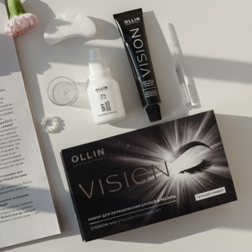 OLLIN Professional VISION набор для окрашивания бровей и ресниц