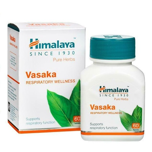 Himalaya, Васака, бронхолитическое и противокашлевое средство, 250 мг 60 таблеток 