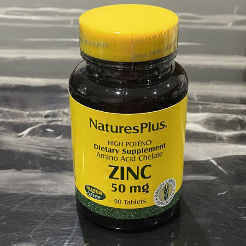 NaturesPlus, Цинк 50 мг, 90 таблеток
