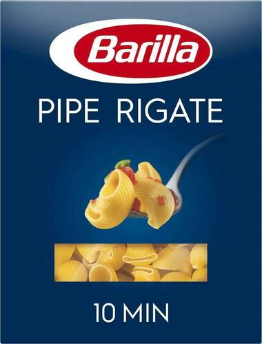 BARILLA Паста Pipe Rigate n. 91 (Пипе Ригате 91), 450 гр