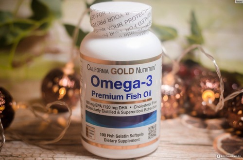 California Gold Nutrition Омега-3 Fish oil 100 капсул